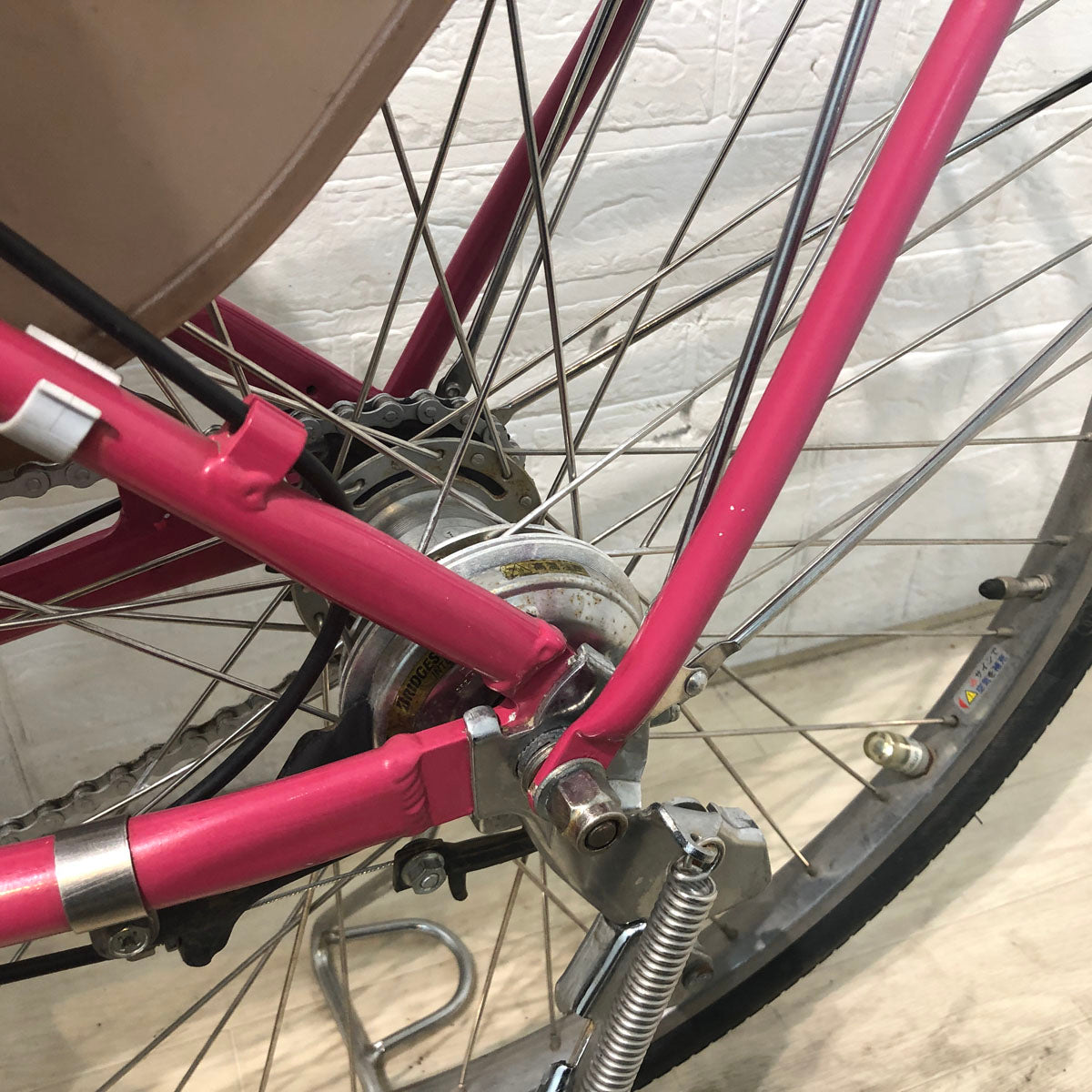 中古電動自転車 ブリヂストン アシスタ DX スペシャル ピンク 24インチ YB069