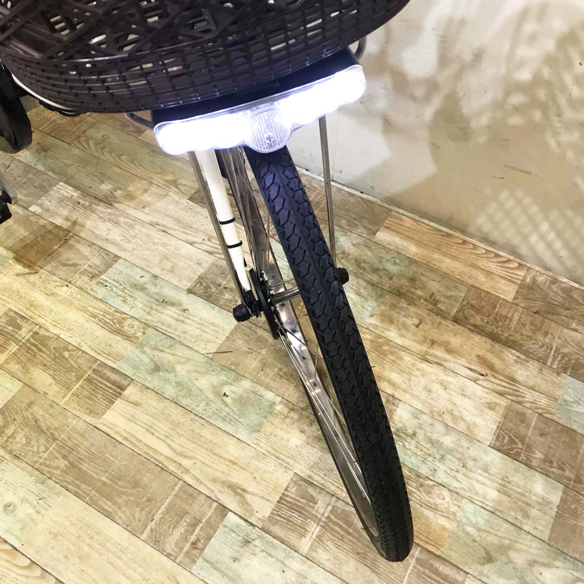 中古電動自転車  パナソニック ビビ DX ホワイト 26インチ KA083