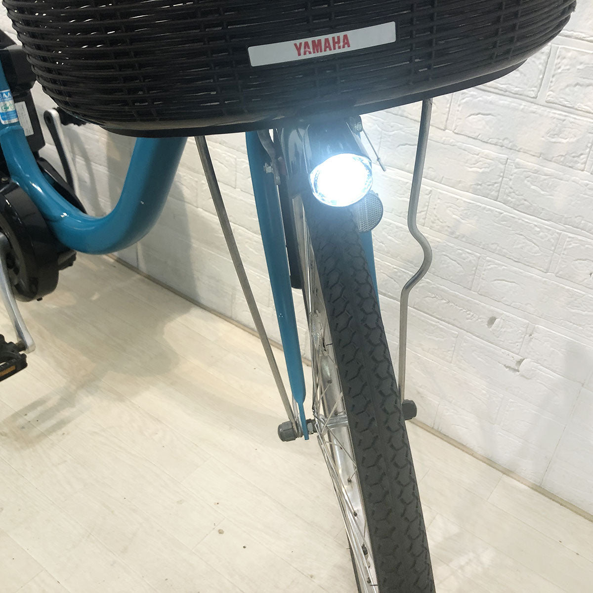 中古電動自転車 ヤマハ PAS ウィズ ブルー 26インチ YG111
