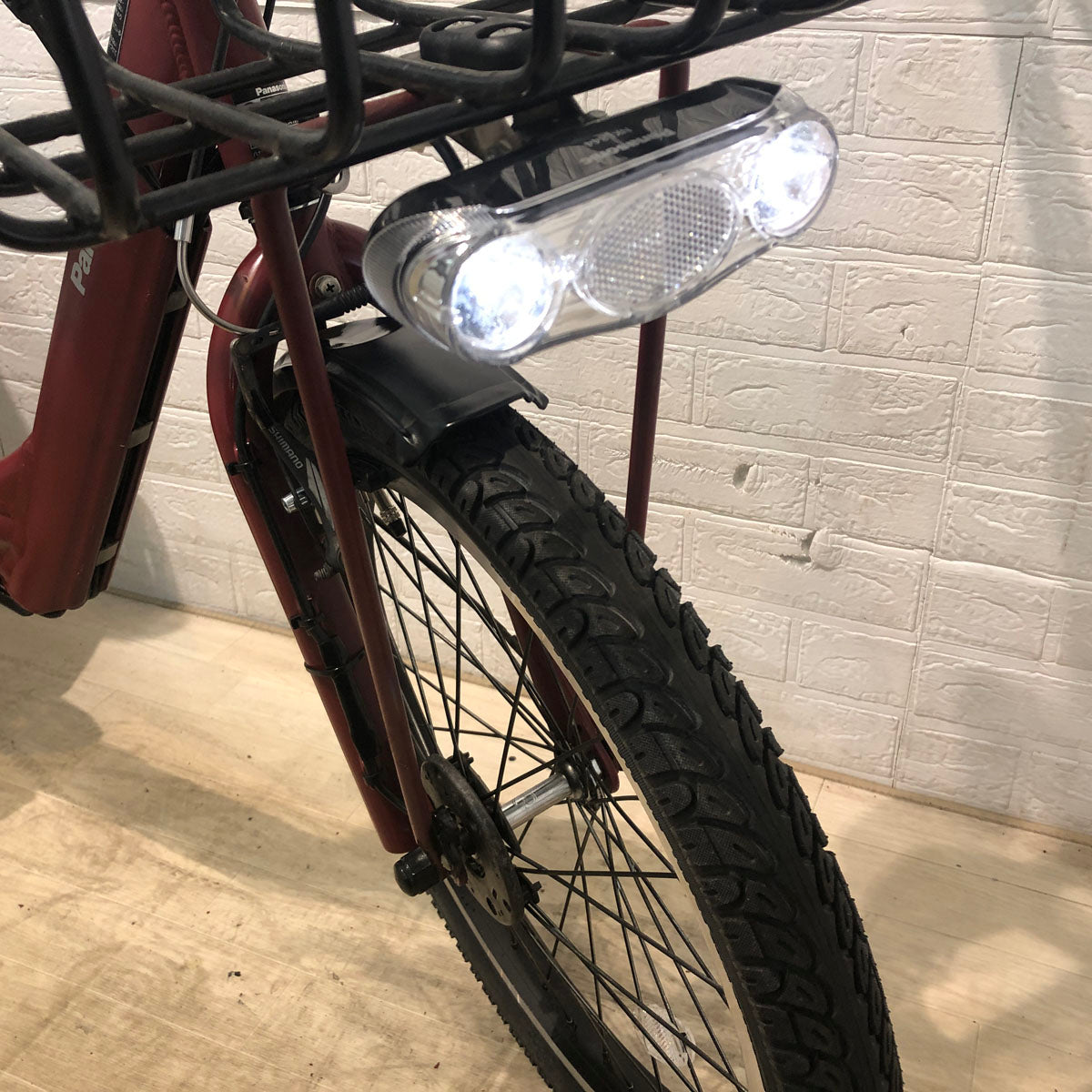 中古電動自転車 パナソニック ギュット アニーズ レッド 20インチ YB071