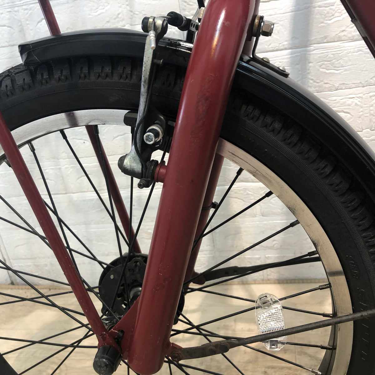 中古電動自転車 パナソニック ギュット アニーズ レッド 20インチ YB071