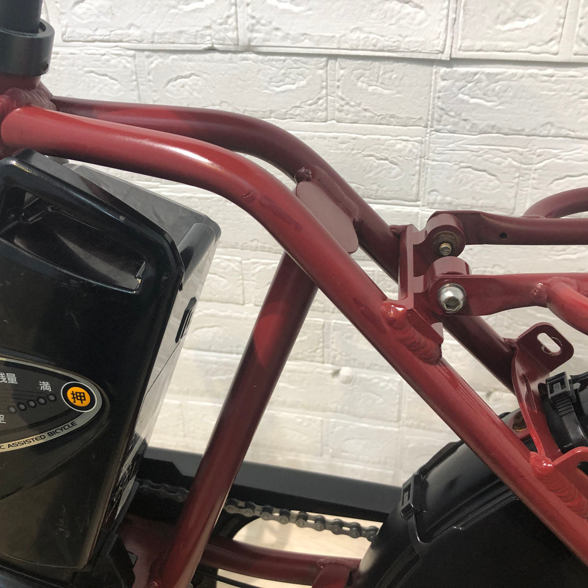 中古電動自転車 パナソニック ギュット アニーズ レッド 20インチ YB071