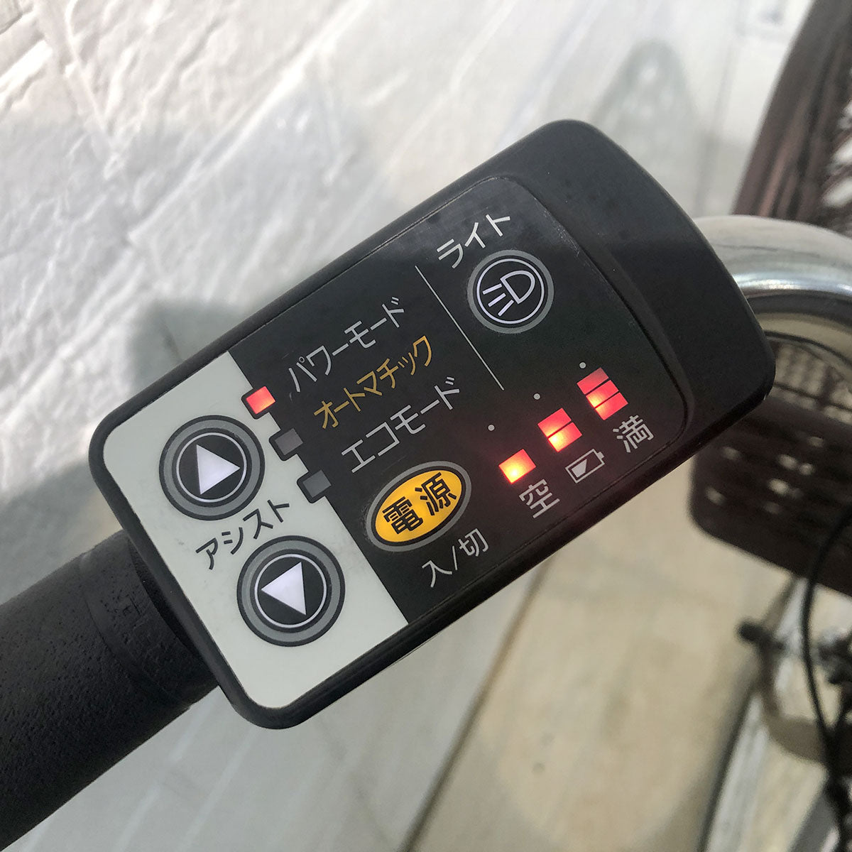中古電動自転車 パナソニック ビビSX ブラウン 26インチ YG112