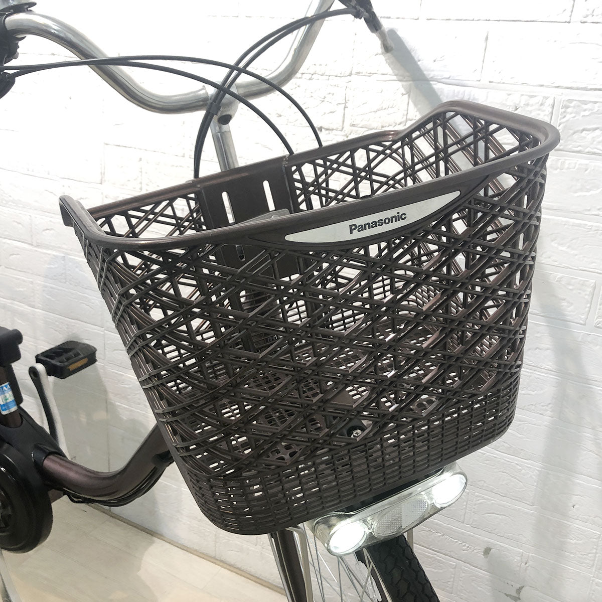 中古電動自転車 パナソニック ビビSX ブラウン 26インチ YG112