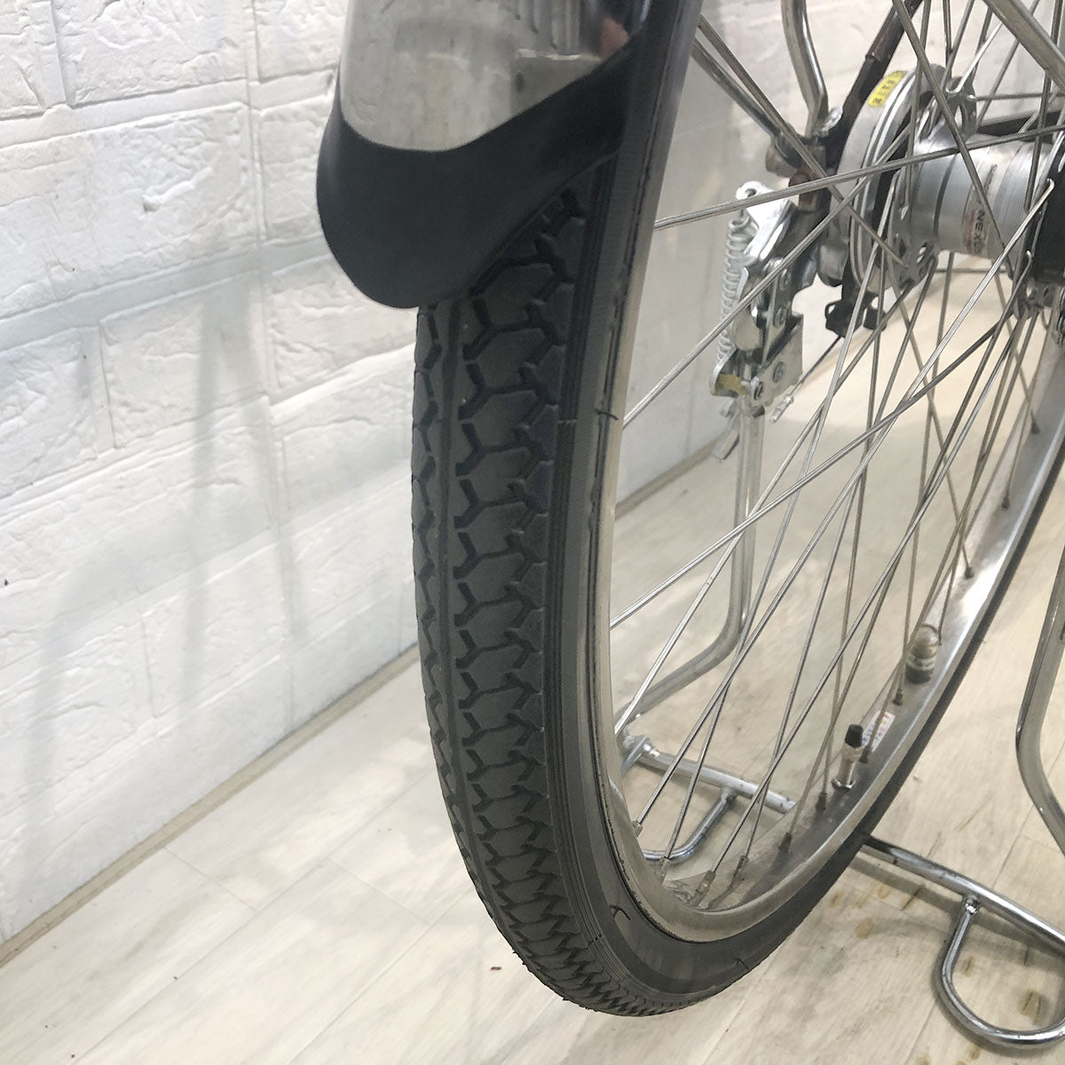 中古電動自転車 パナソニック ビビSX ブラウン 26インチ YG112