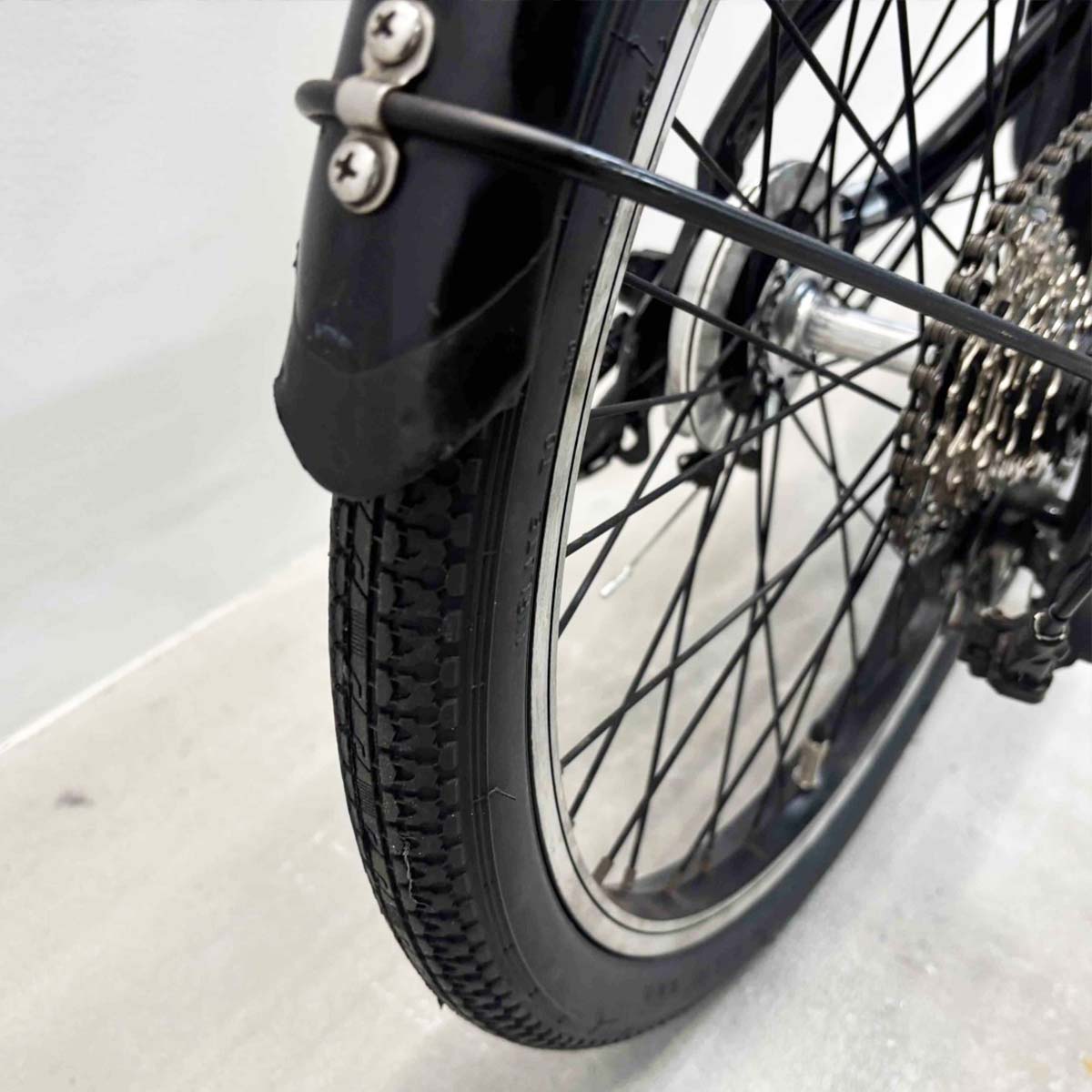 中古電動自転車 パナソニック ベロスター ミニ ブラック 20インチ YJ133
