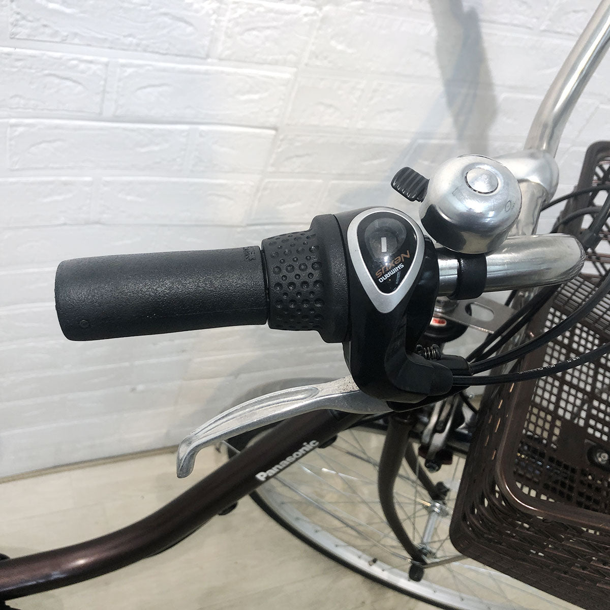 中古電動自転車 パナソニック ビビSX ブラウン 26インチ YG112