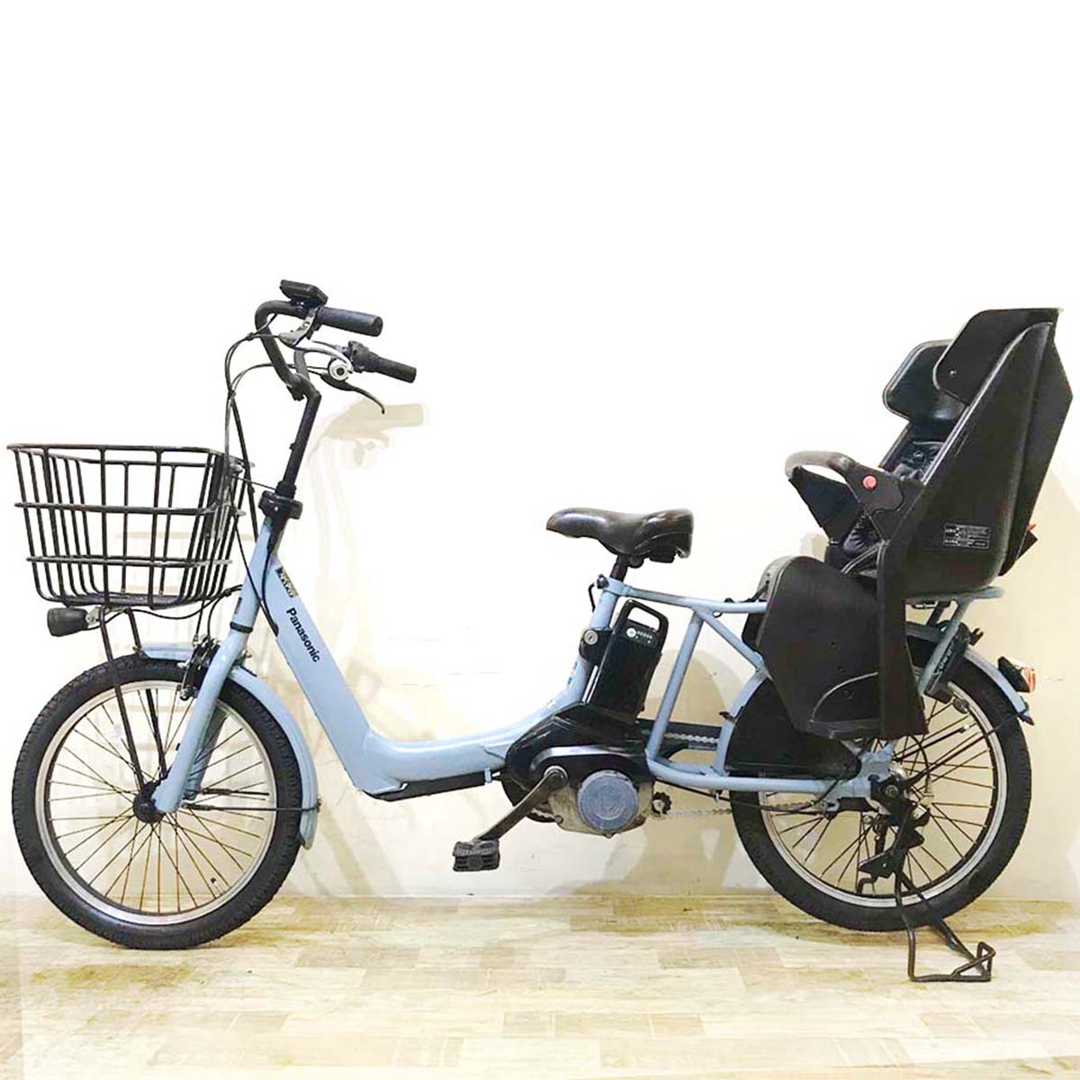 中古電動自転車 パナソニック ギュット アニーズ DX ブルー 20インチ KA085