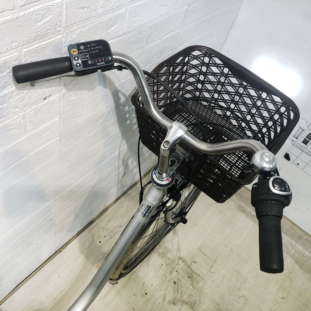 中古電動自転車 パナソニック ビビSX シルバー 26インチ YG113