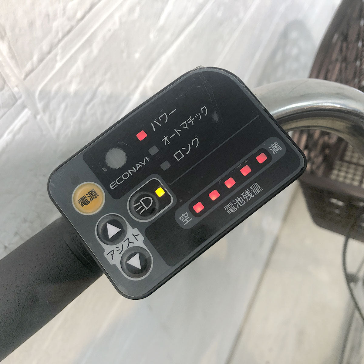 中古電動自転車 パナソニック ビビSX シルバー 26インチ YG113