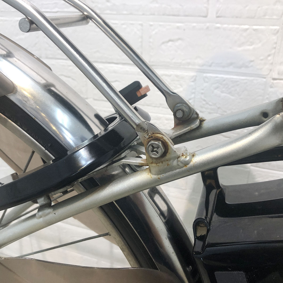中古電動自転車 パナソニック ビビSX シルバー 26インチ YG113