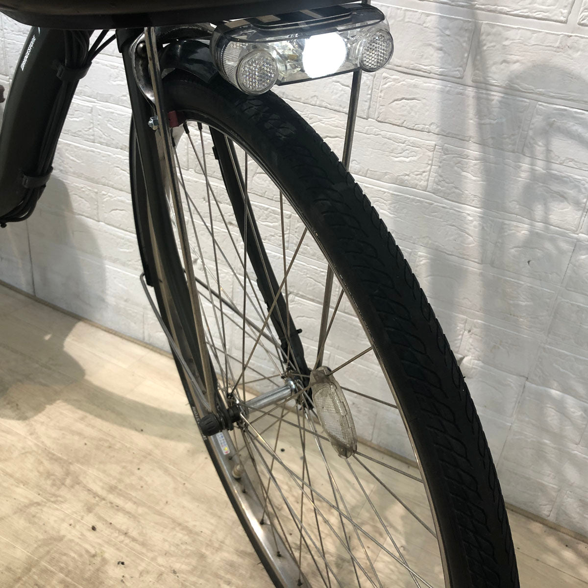 中古電動自転車 ブリヂストン アシスタ DX カーキ 26インチ YB073