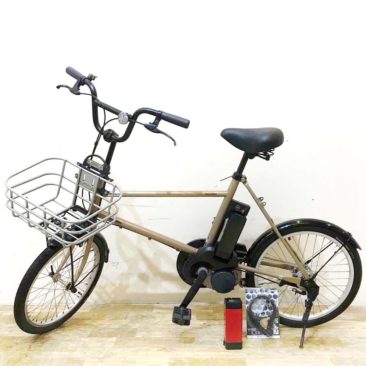 中古電動自転車 パナソニック エネモービル S ゴールド 20インチ KF108