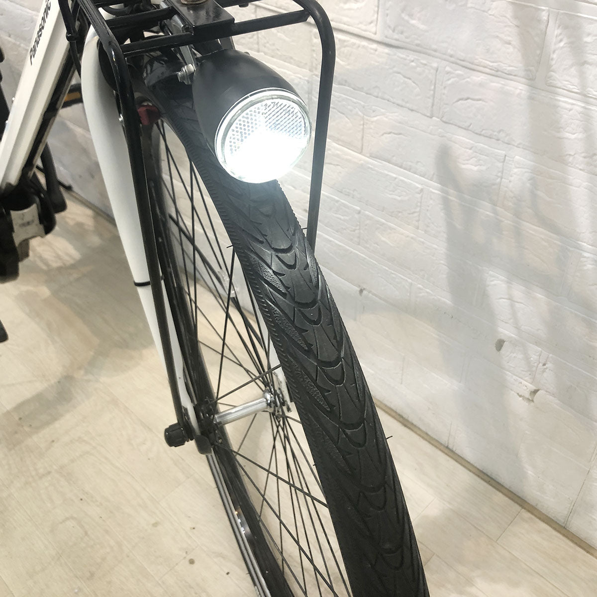 中古電動自転車 パナソニック ベロスター ホワイト 700C YG114