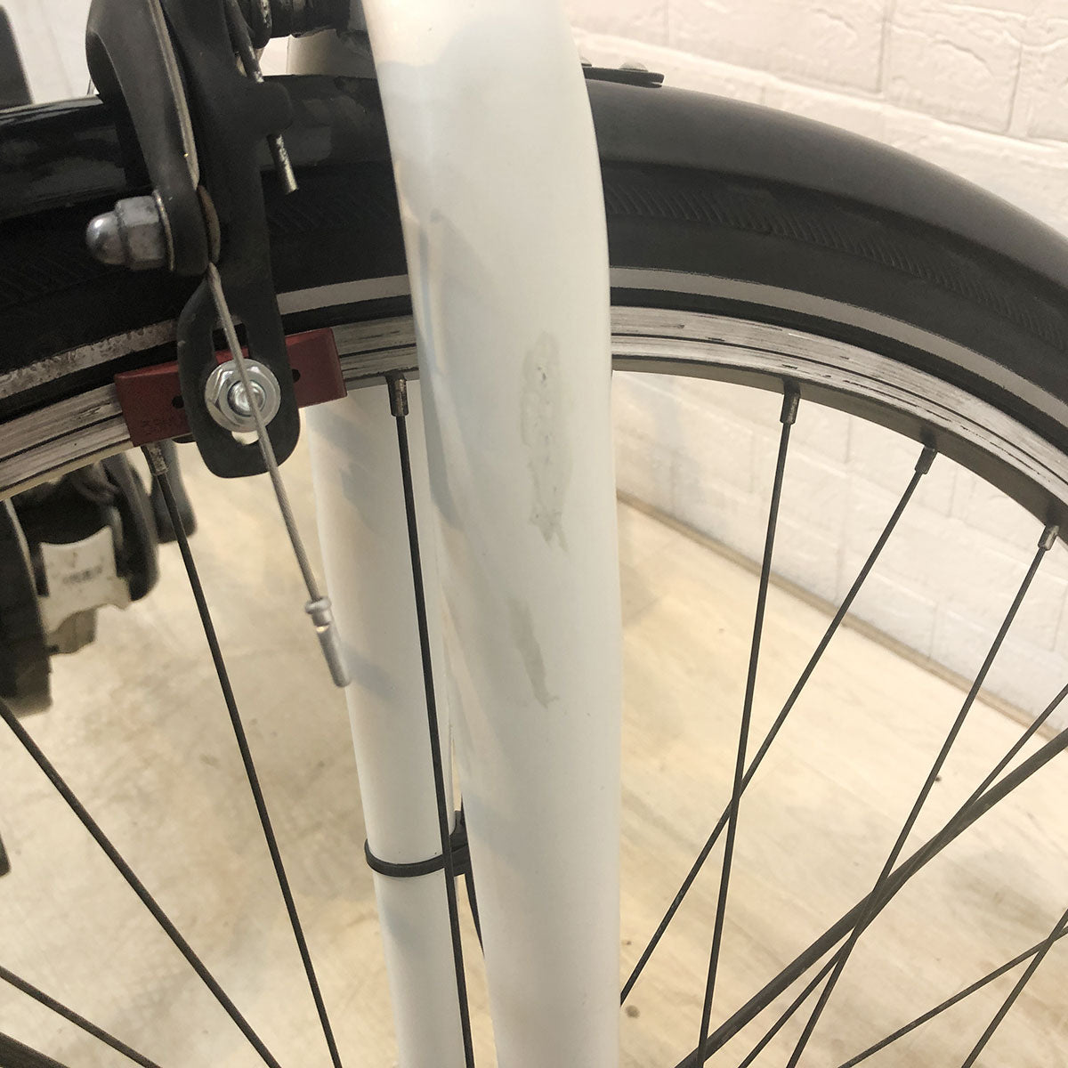 中古電動自転車 パナソニック ベロスター ホワイト 700C YG114
