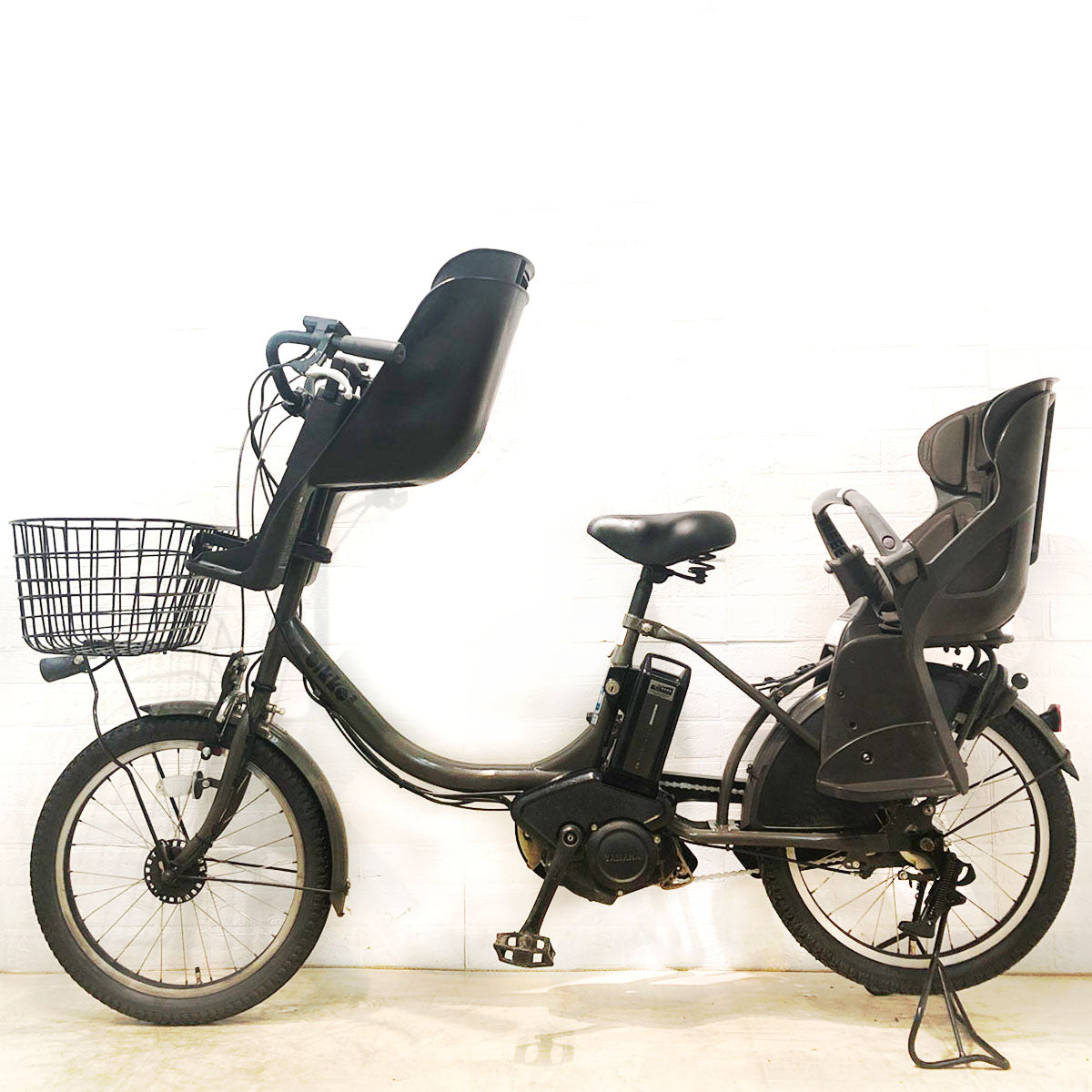 中古電動自転車 ブリヂストン bikke 2 e ビッケ ツー イー グレー 20インチ YB074