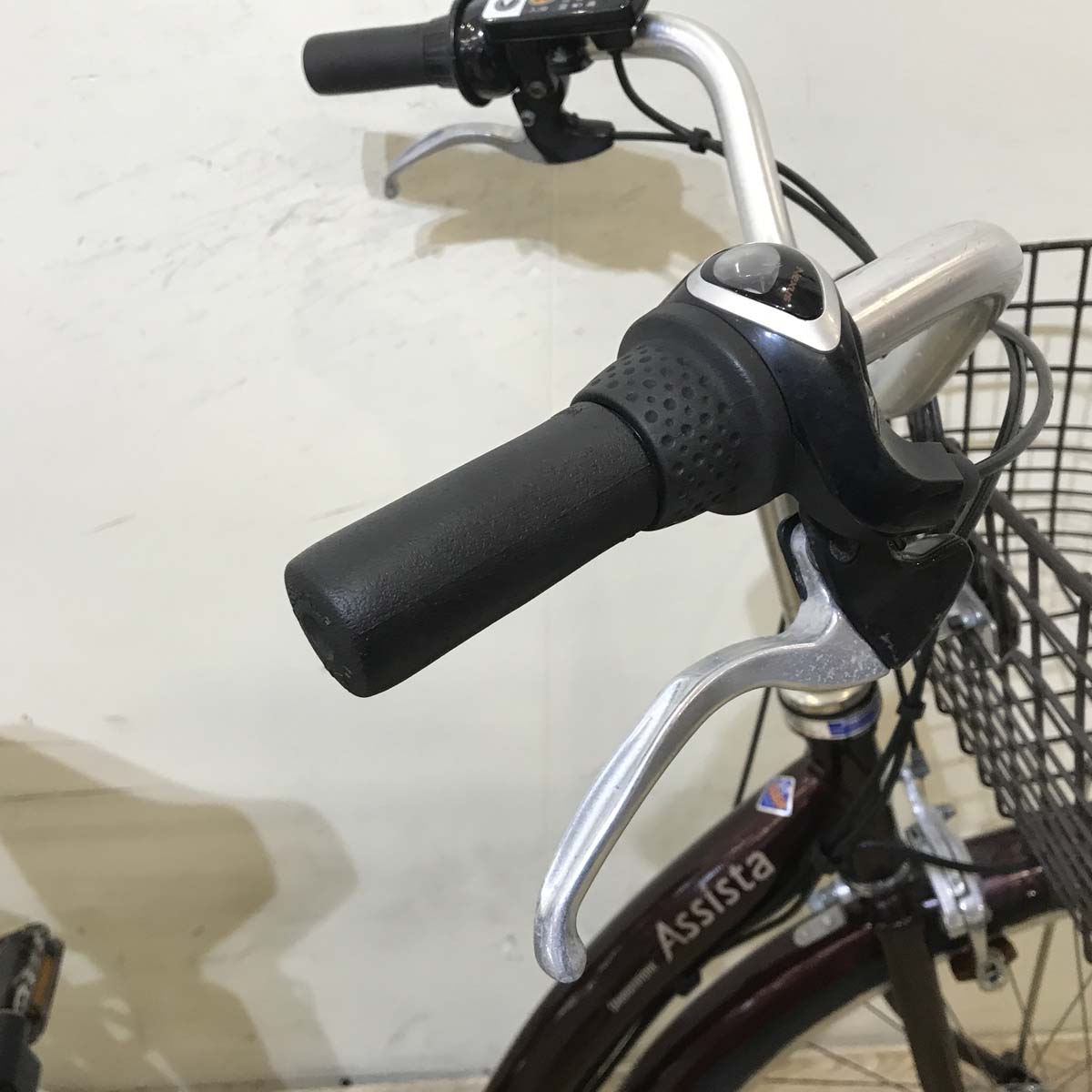 中古電動自転車 ブリヂストン アシスタ ベーシック ブラウン 26インチ KA088