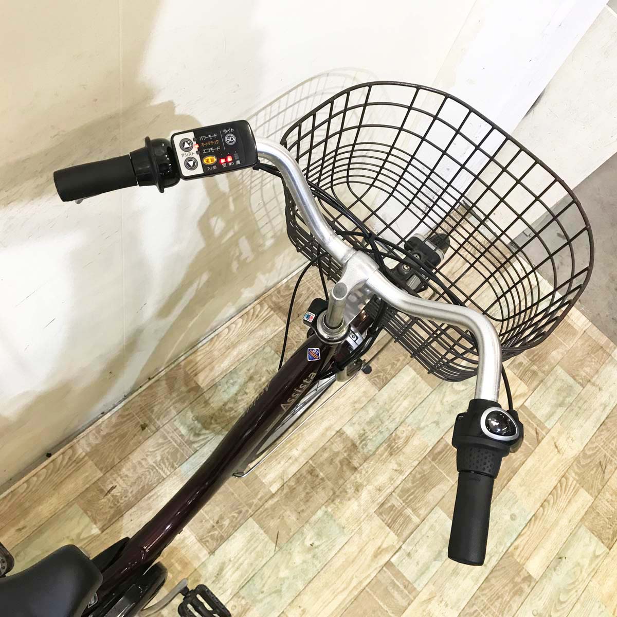 中古電動自転車 ブリヂストン アシスタ ベーシック ブラウン 26インチ