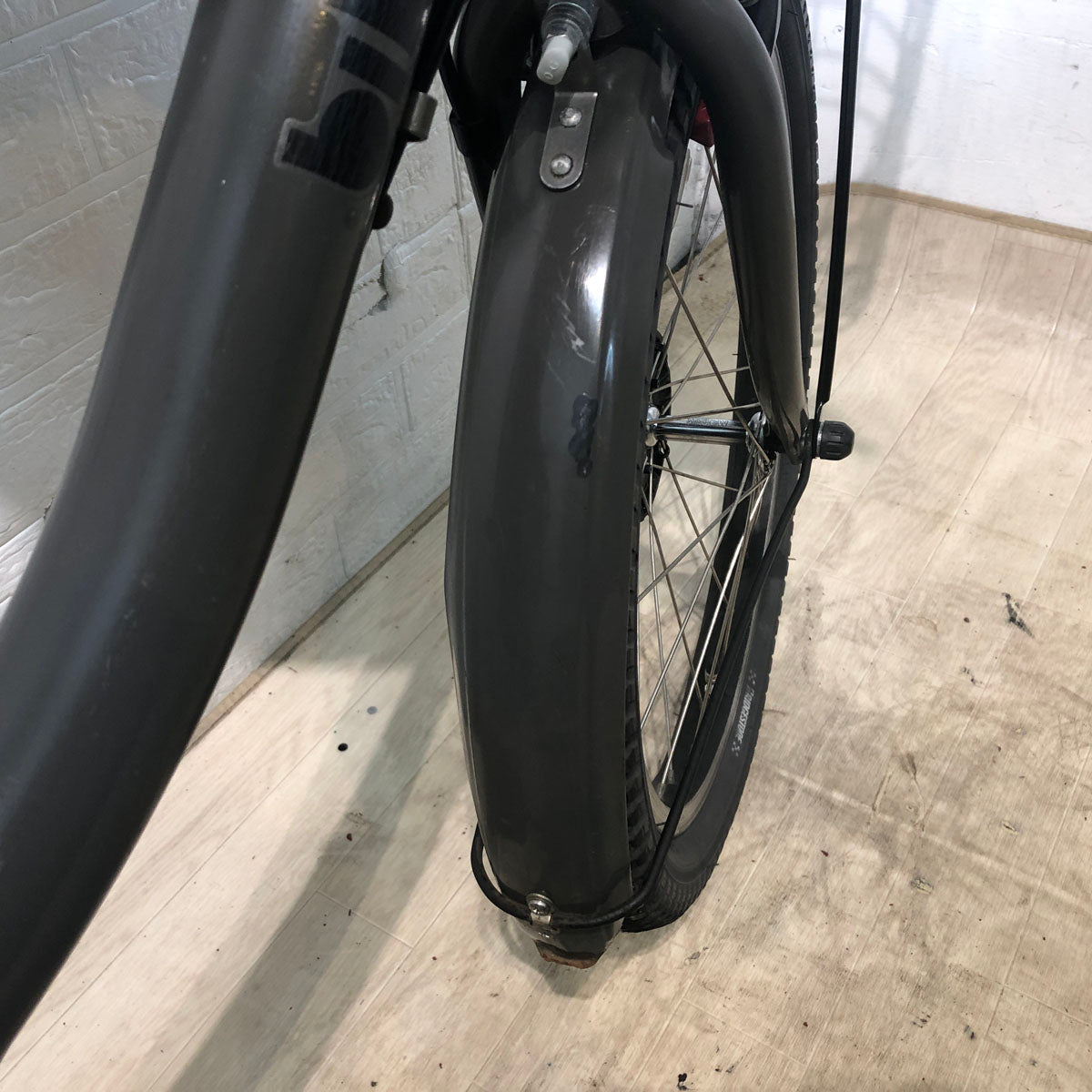 中古電動自転車 ブリヂストン bikke 2 e ビッケ ツー イー グレー 20インチ YB074