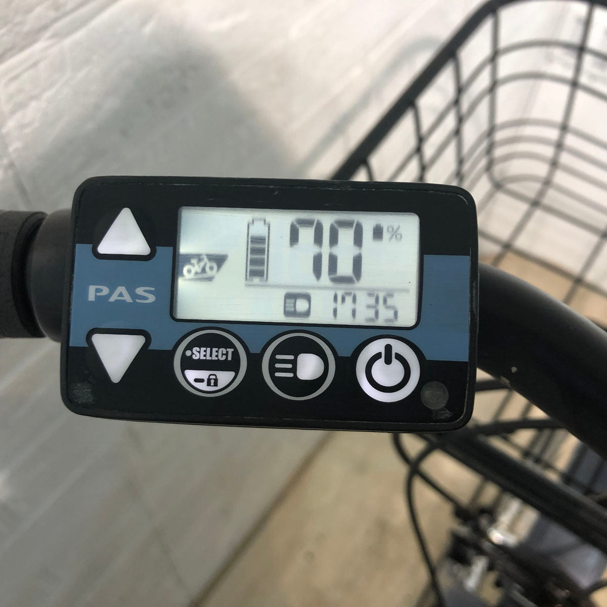 中古電動自転車 ヤマハ PAS RIN パス リン グレー 26インチ YB075