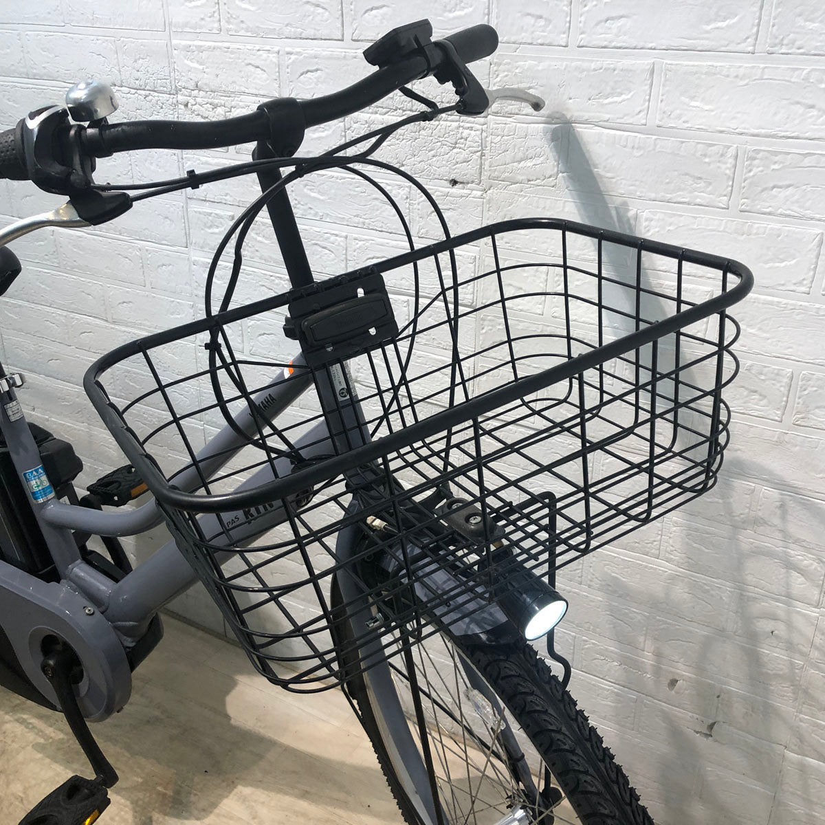 中古電動自転車 ヤマハ PAS RIN パス リン グレー 26インチ YB075