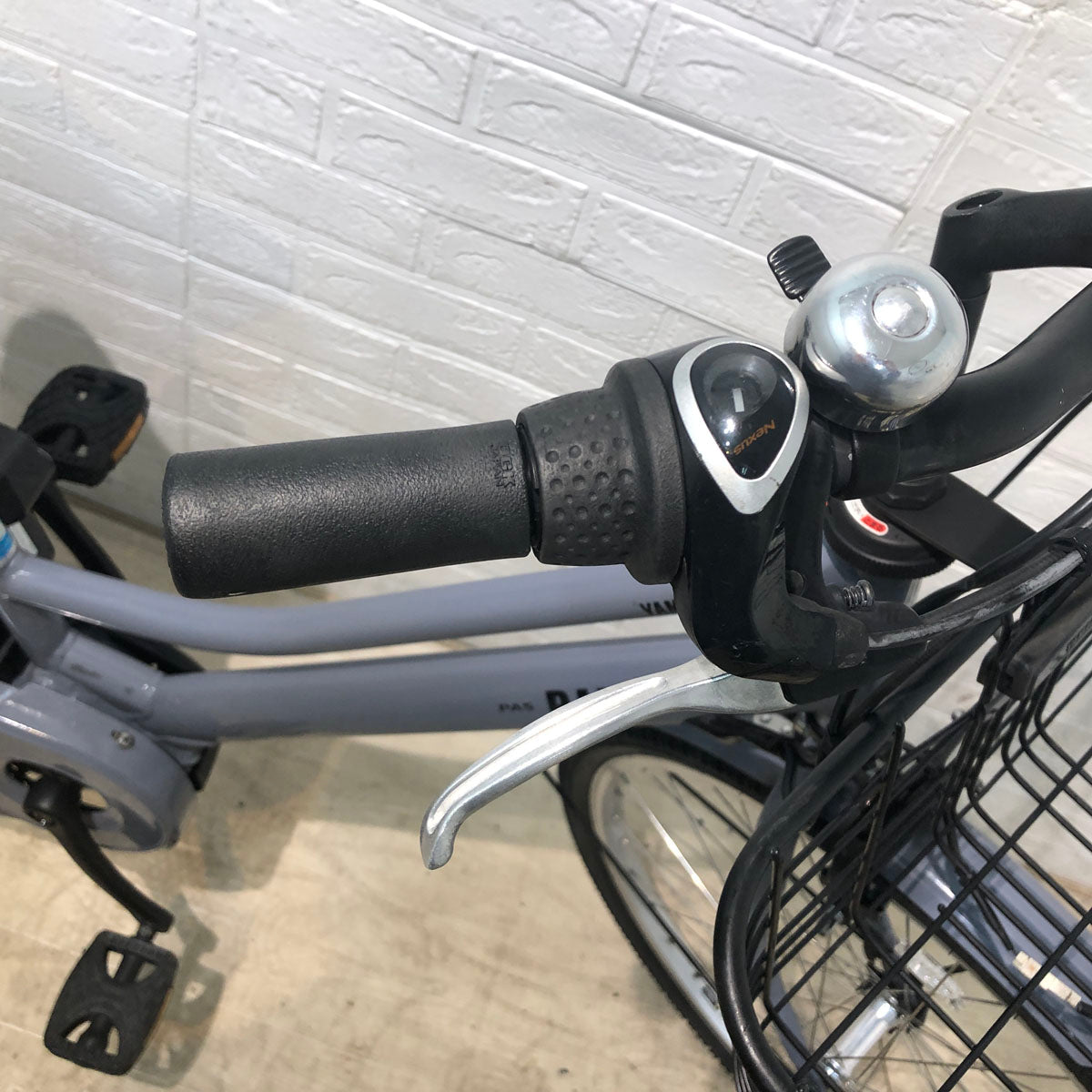 中古電動自転車 ヤマハ PAS RIN パス リン グレー 26インチ YB075