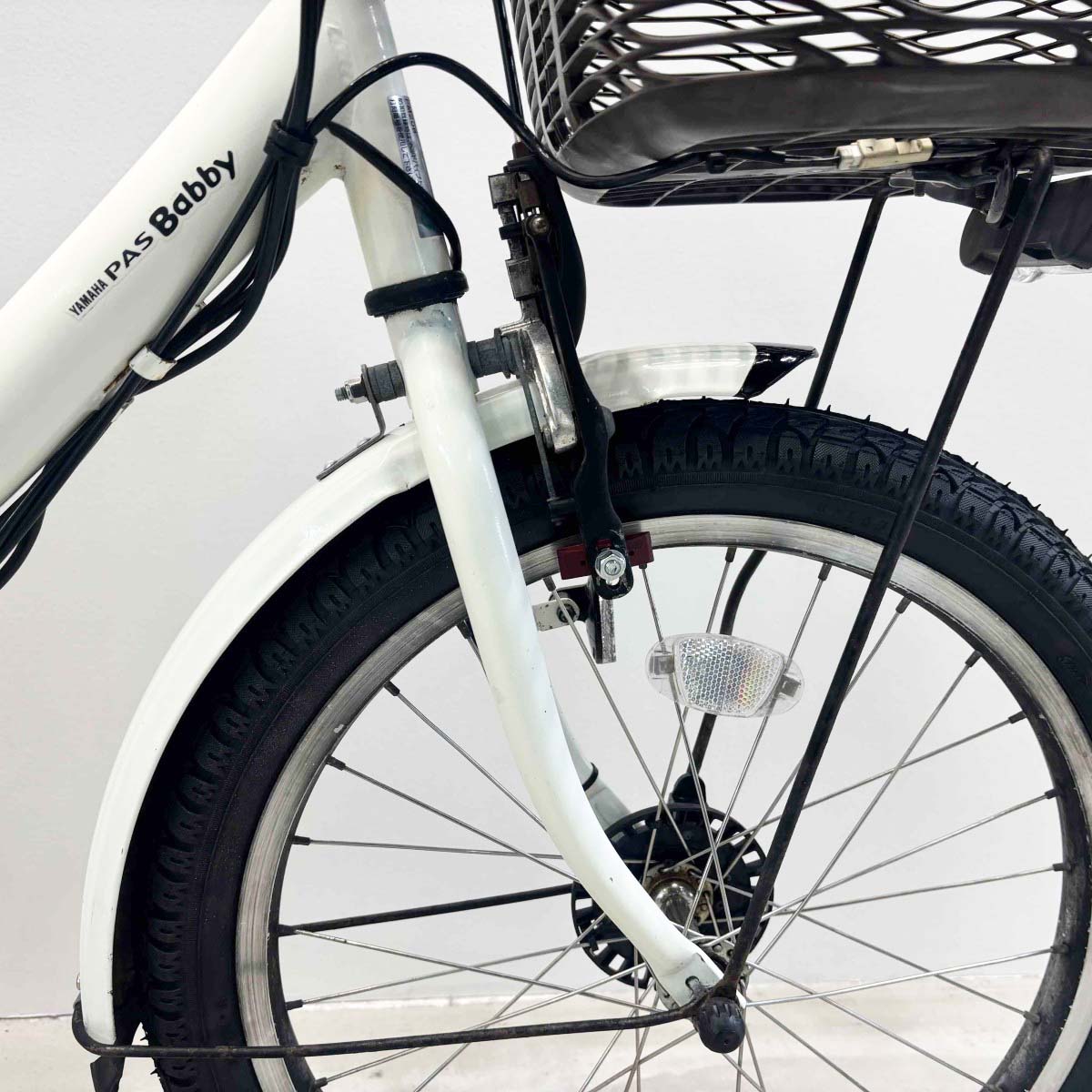 中古電動自転車 ヤマハ PASバビー ホワイト 20インチ YJ138