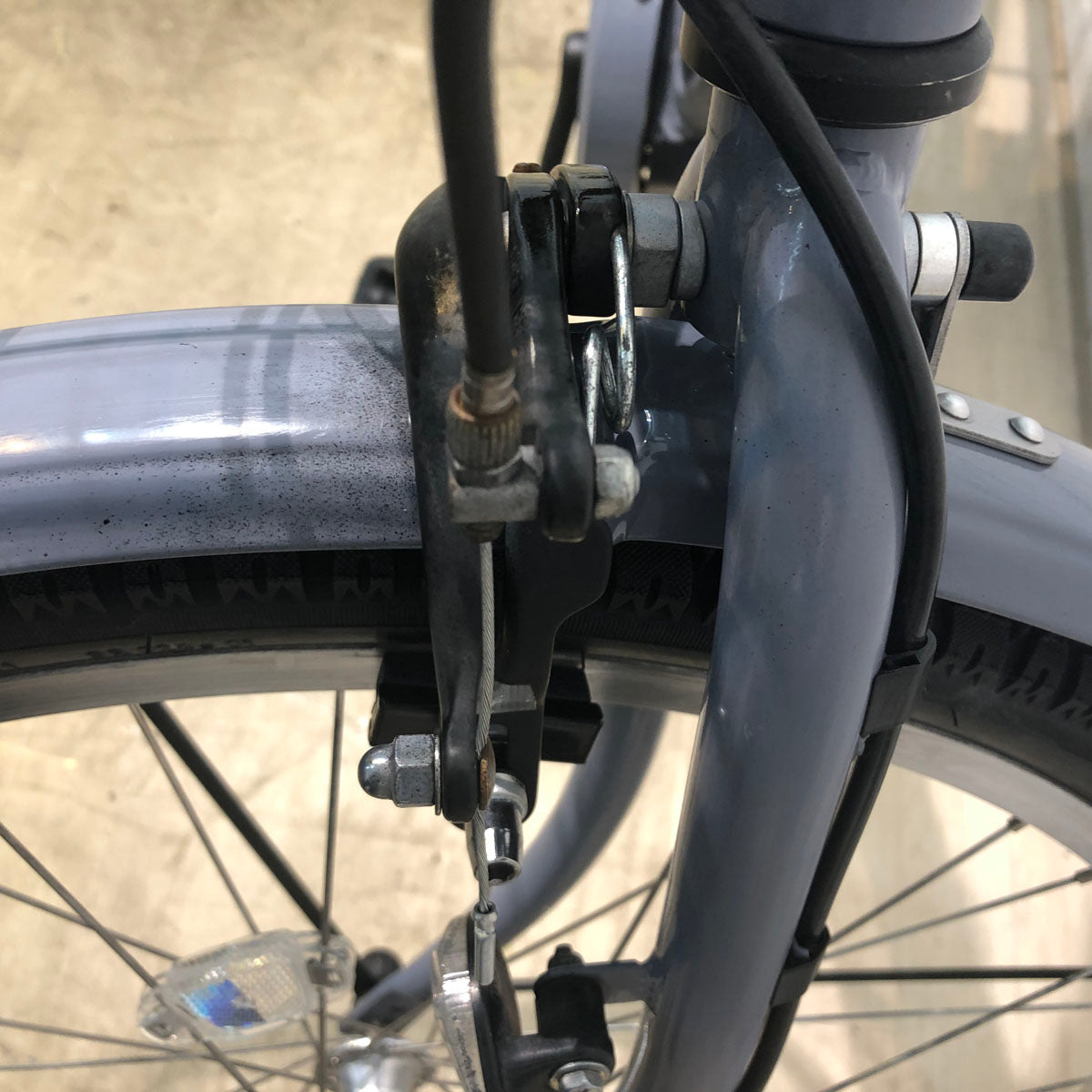 中古電動自転車 ヤマハ PAS RIN パス リン グレー 26インチ YB075