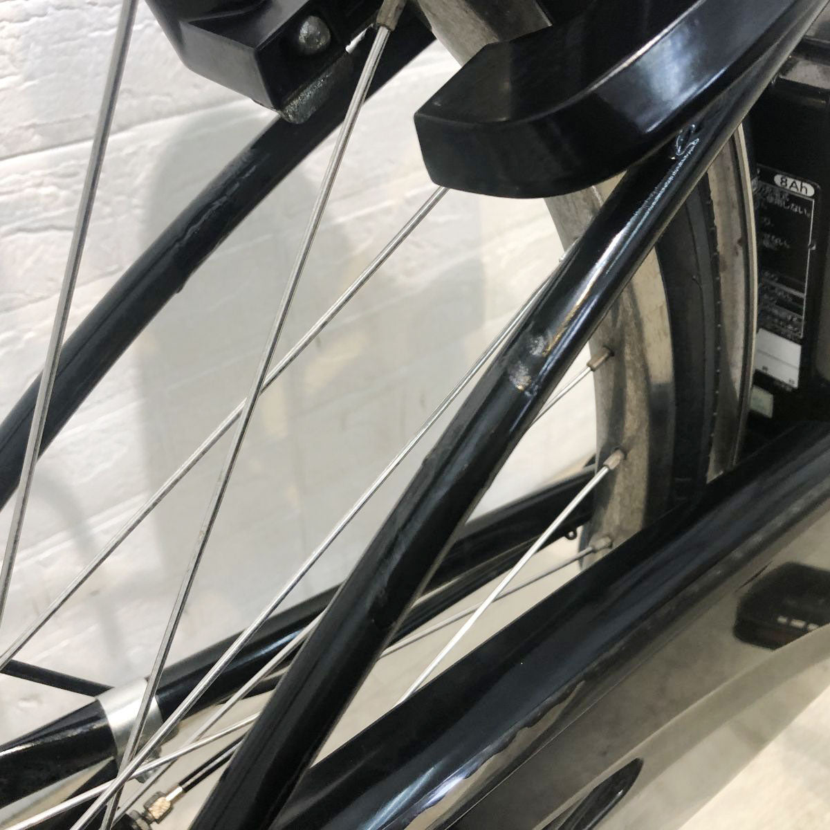 中古電動自転車 パナソニック ビビDX ブラック 26インチ YG116