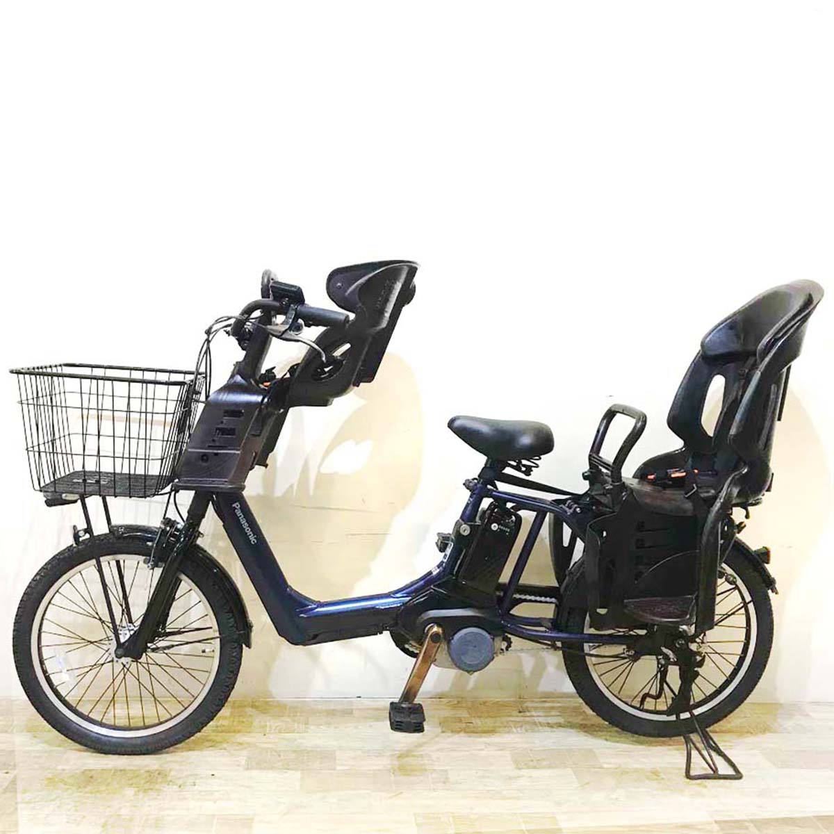 中古電動自転車 パナソニック ギュット アニーズ DX ネイビー 20インチ KA089