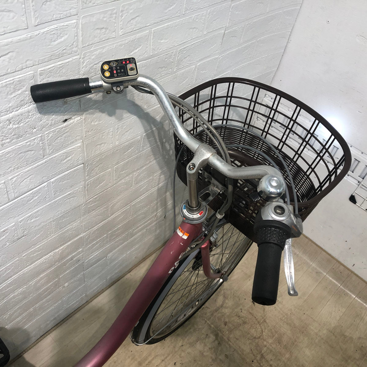 中古電動自転車 ヤマハ PAS パス ピンク 26インチ YB076