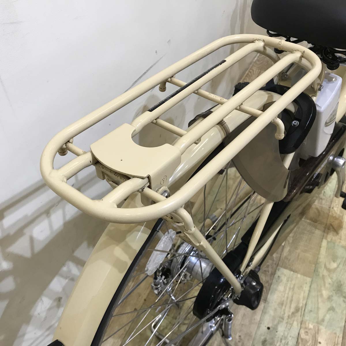 中古電動自転車 パナソニック ビビ DX SD ベージュ 26インチ KA090