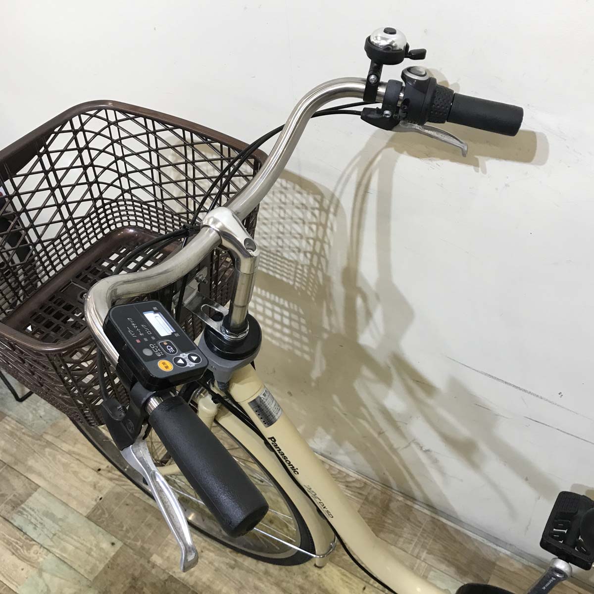 中古電動自転車 パナソニック ビビ DX SD ベージュ 26インチ KA090