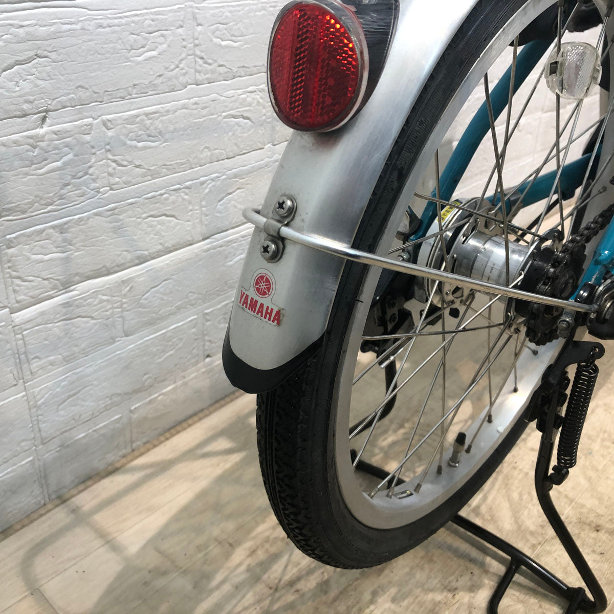 中古電動自転車 ヤマハ PAS SION U パス シオン U ブルー 20インチ YB077 