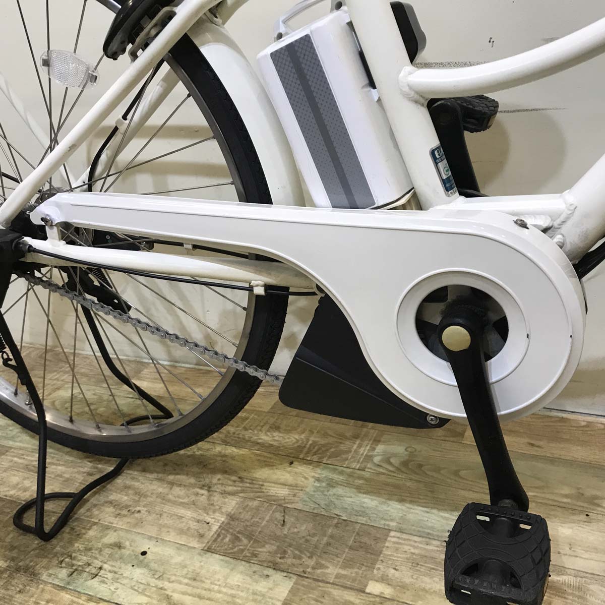 中古電動自転車 ヤマハ PAS Ami パス アミ ホワイト 26インチ KA091