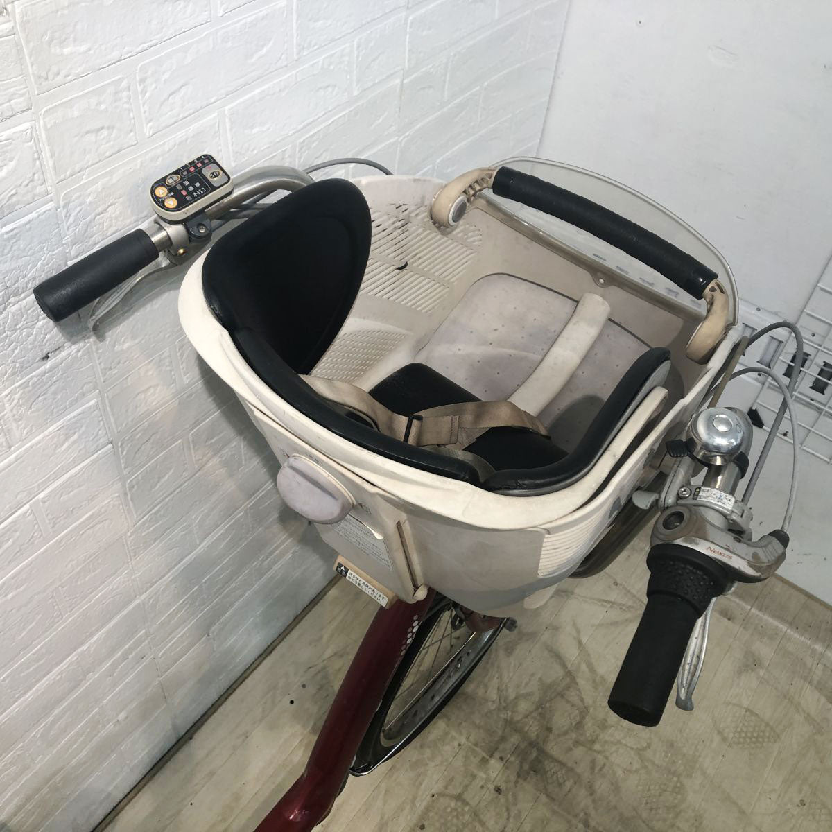 中古電動自転車 ブリヂストン アンジェリーノ アシスタ レッド 22×26インチ YG118