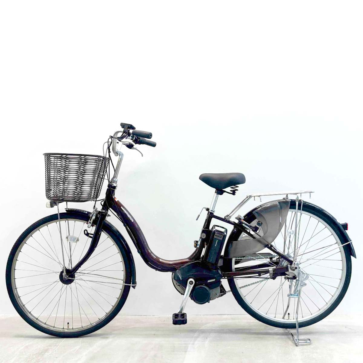 中古電動自転車 ヤマハ PAS ナチュラL ブラウン 26インチ YJ140