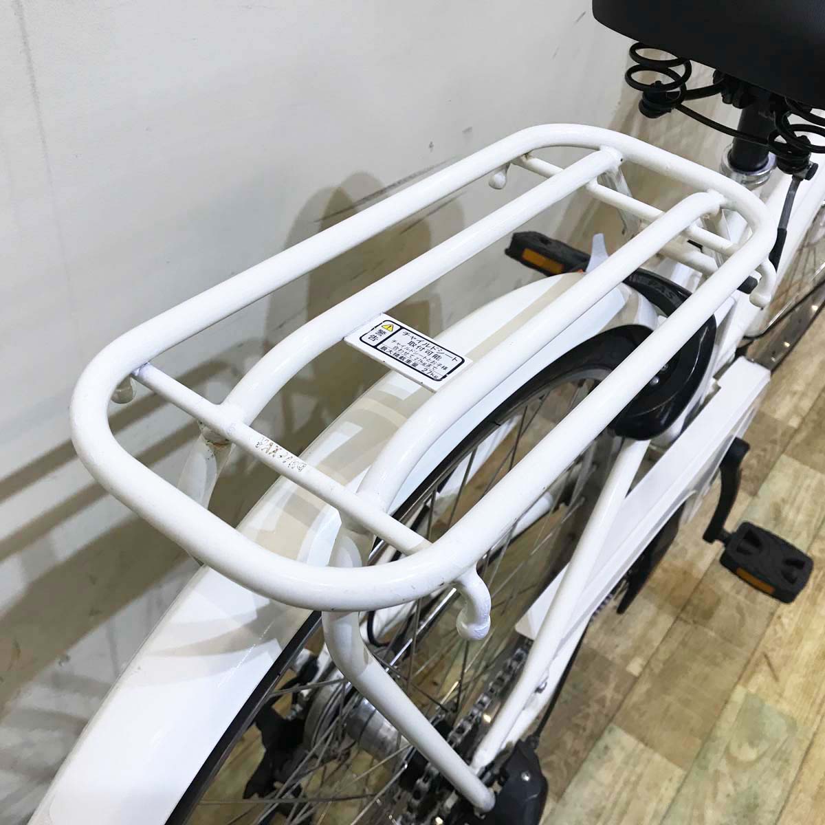 中古電動自転車  ヤマハ PAS Ami パス アミ ホワイト 26インチ KA091 