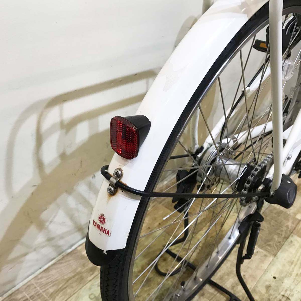 中古電動自転車 ヤマハ PAS Ami パス アミ ホワイト 26インチ KA091