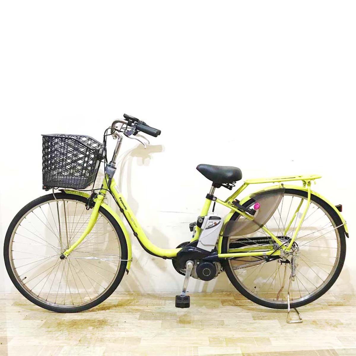 中古電動自転車 パナソニック ビビ DX SD グリーン 26インチ KA092
