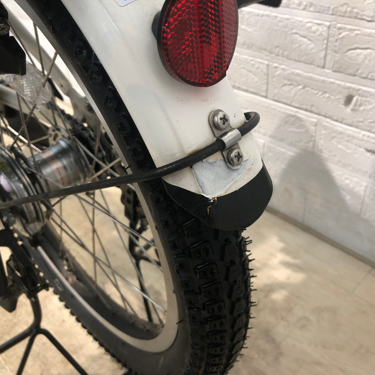 中古電動自転車 ヤマハ PAS Babby パス バビー ホワイト 20インチ YB079