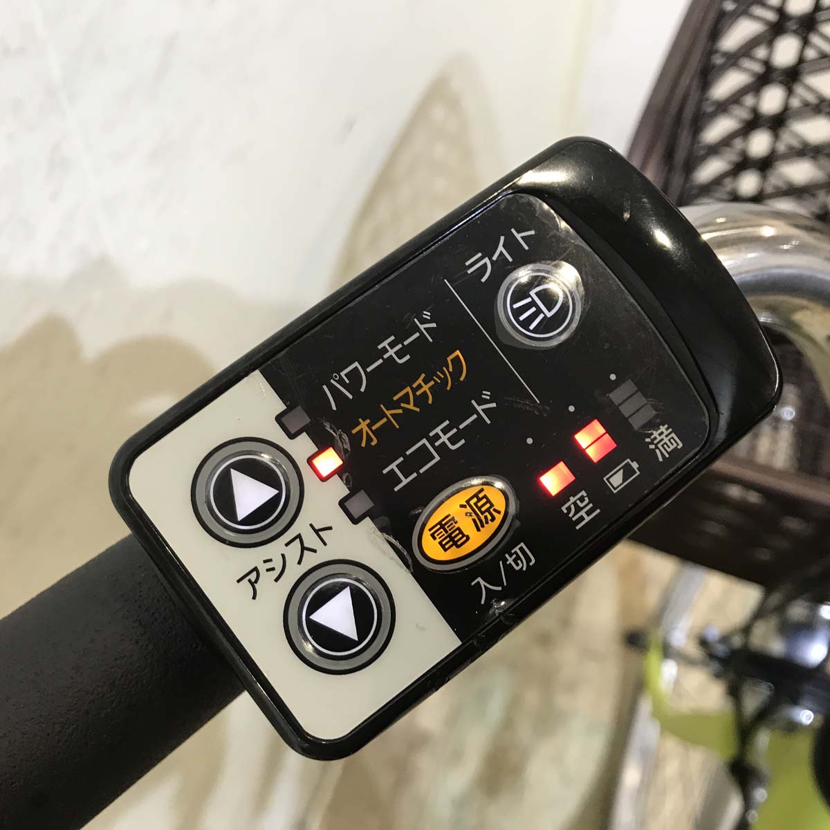 中古電動自転車  パナソニック ビビ TX グリーン 24インチ KA093 