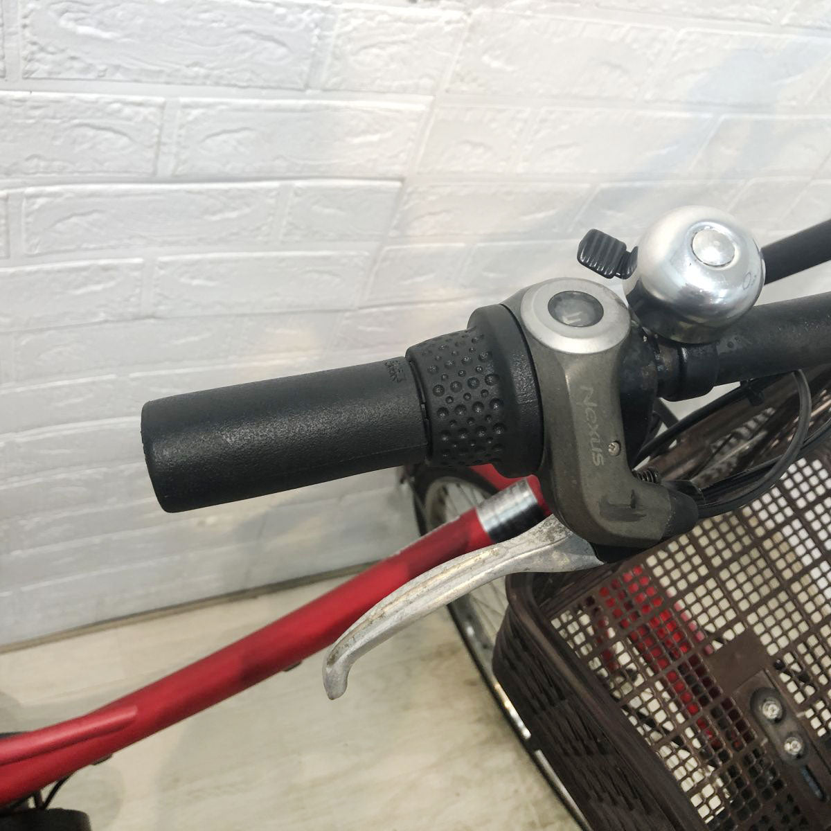 中古電動自転車 パナソニック エーガールズ レッド 26インチ YG120