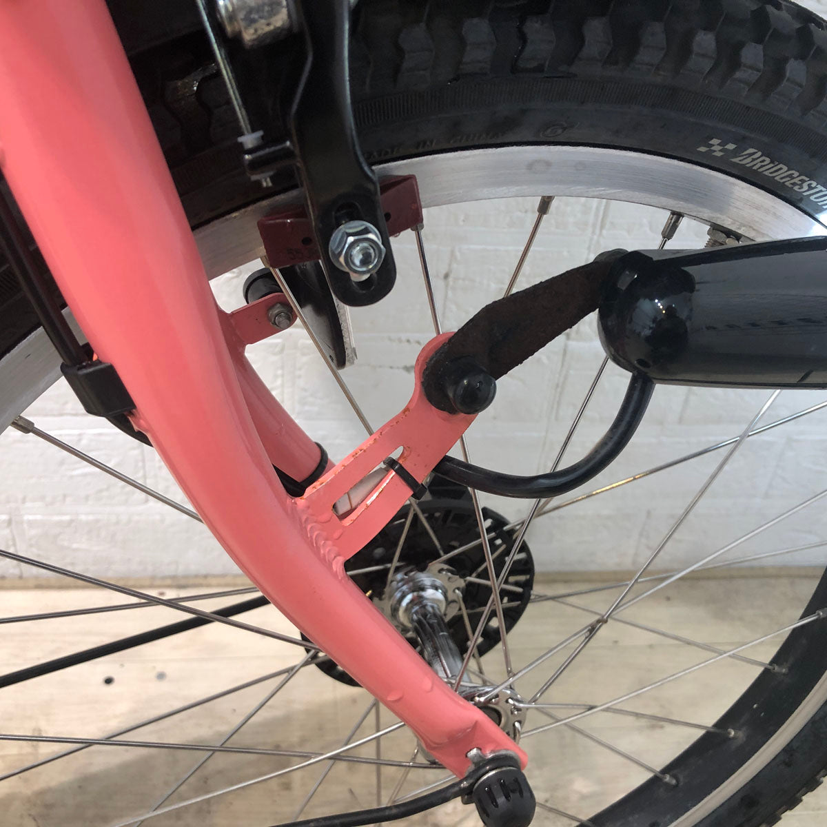 中古電動自転車 ヤマハ PAS Kiss mini パス キッス ミニ ピンク 20インチ YB080