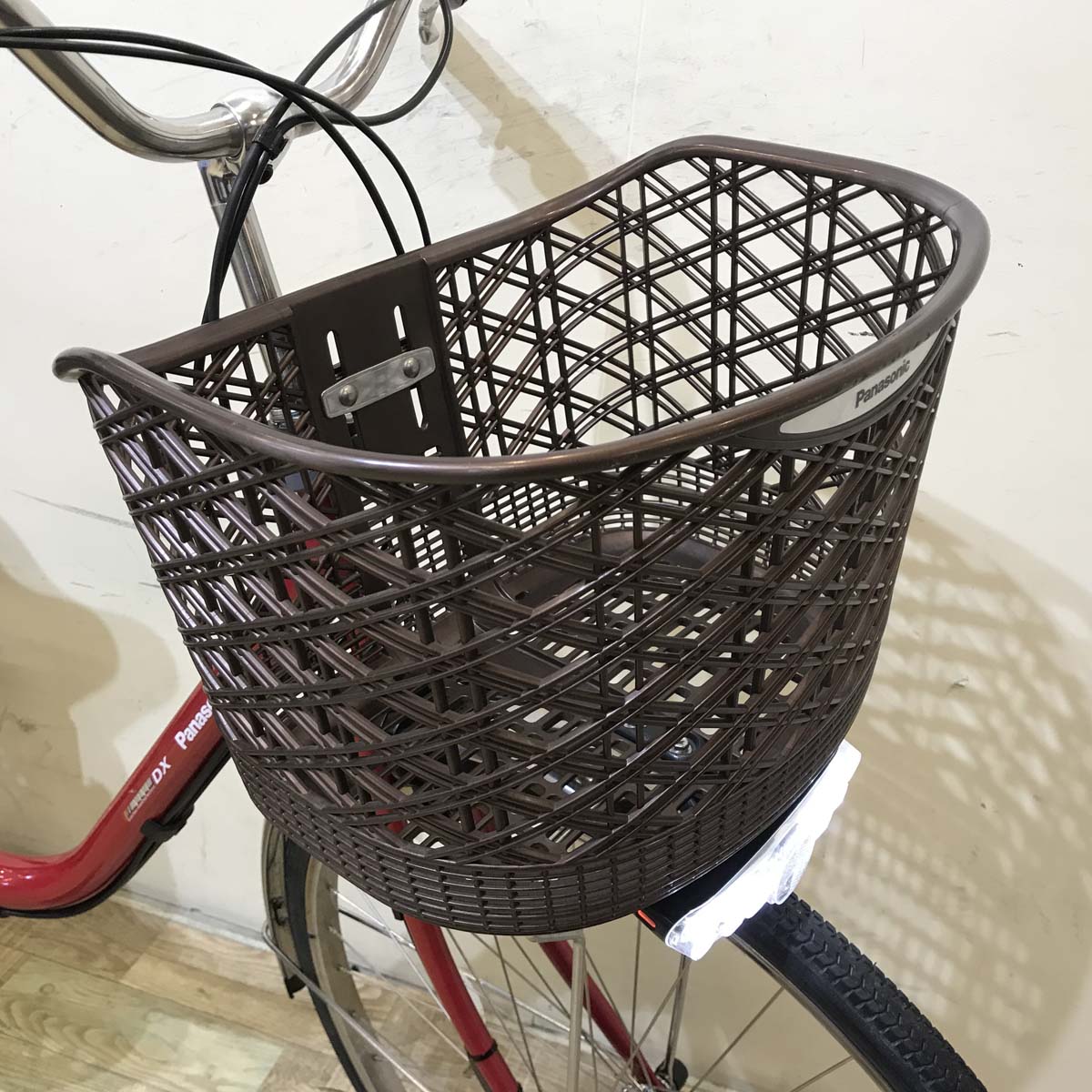 中古電動自転車  パナソニック ビビ DX レッド 26インチ KA094