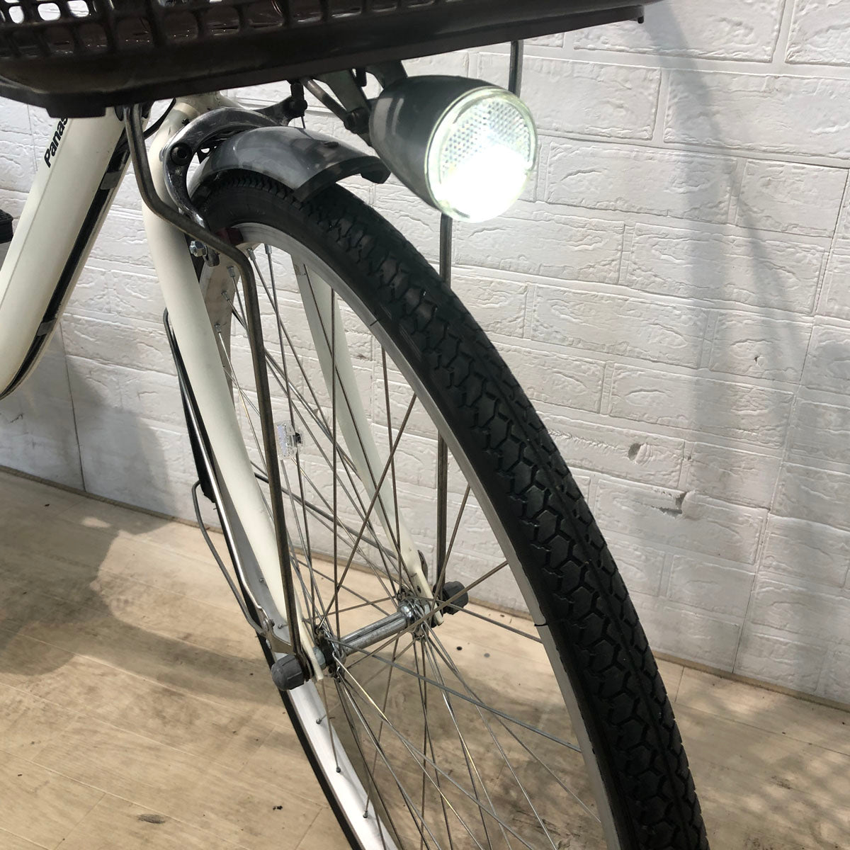 中古電動自転車 パナソニック ビビ LU ホワイト 26インチ YB081 – e