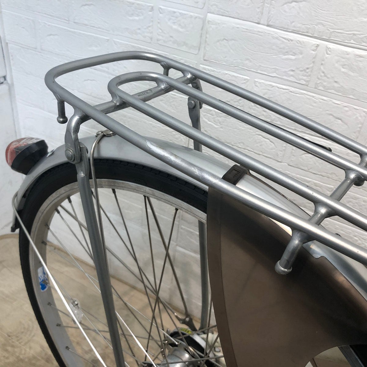 中古電動自転車 パナソニック ビビ LU ホワイト 26インチ YB081 