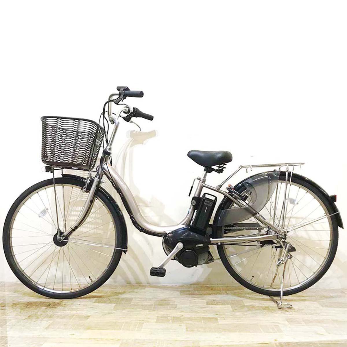 中古電動自転車  ヤマハ PAS ナチュラ L ゴールド 26インチ KA095
