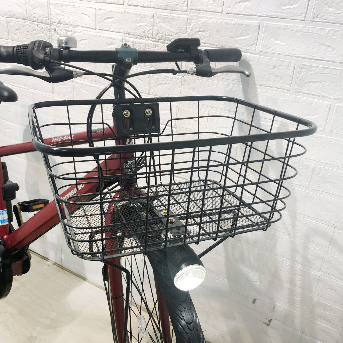 中古電動自転車 パナソニック ベロスター レッド 700C YG122