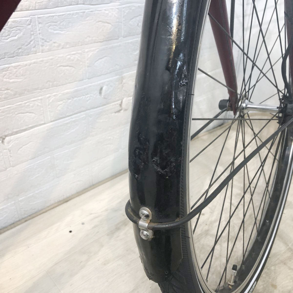 中古電動自転車 パナソニック ベロスター レッド 700C YG122